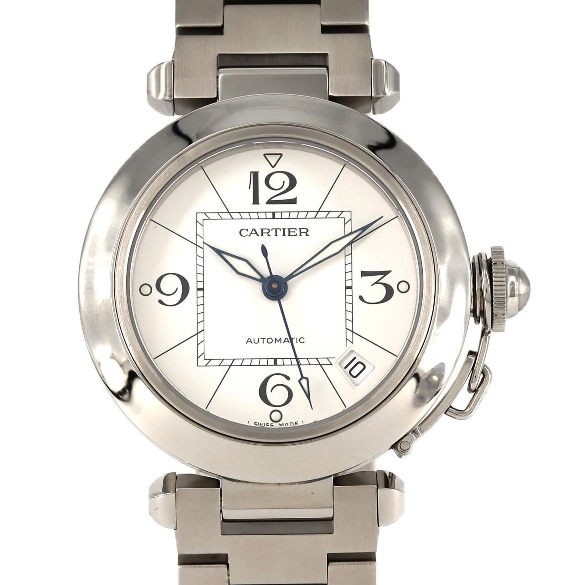 Cartier Pasha C W31074M7 Stainless Steel Automatic Watch
