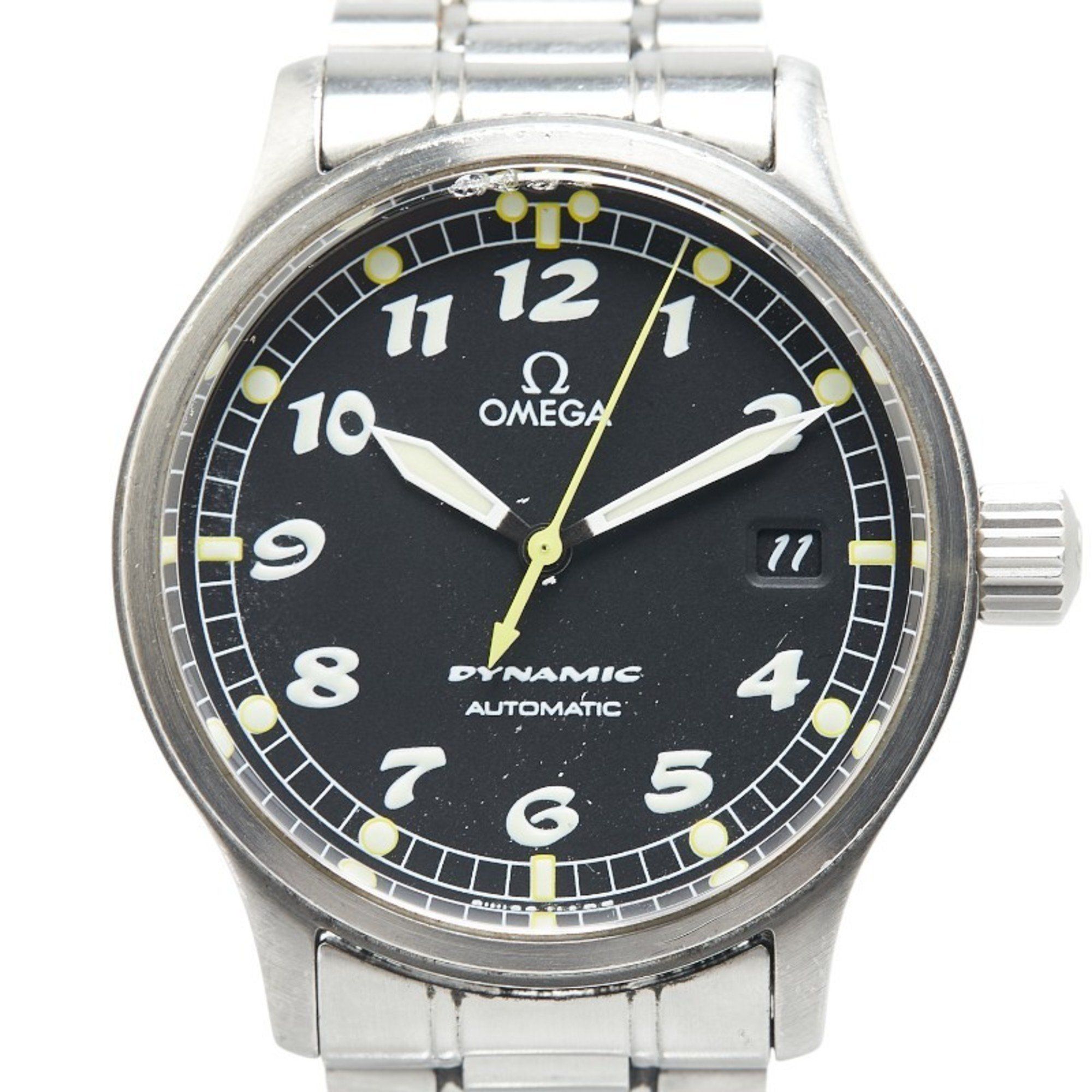 Omega Dynamic Watch 52005000 Automatic Black Dial Stainless Steel Men's OMEGA