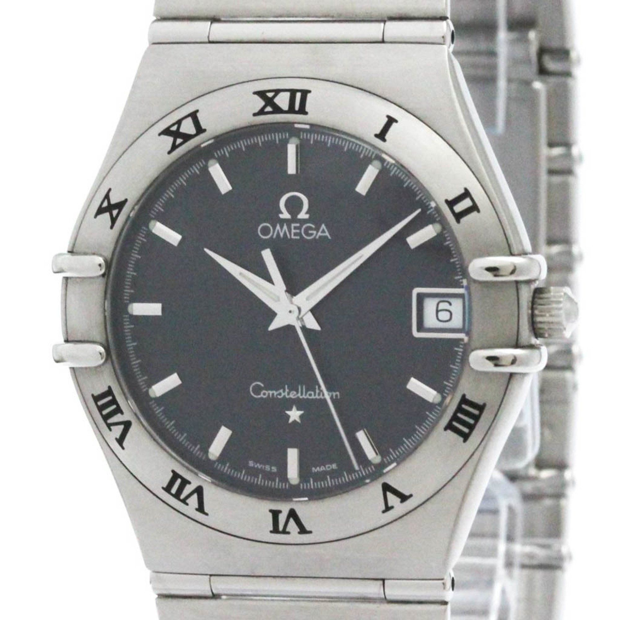 OMEGA Constellation Stainless Steel Quartz Mens Watch 1512.40 Polished