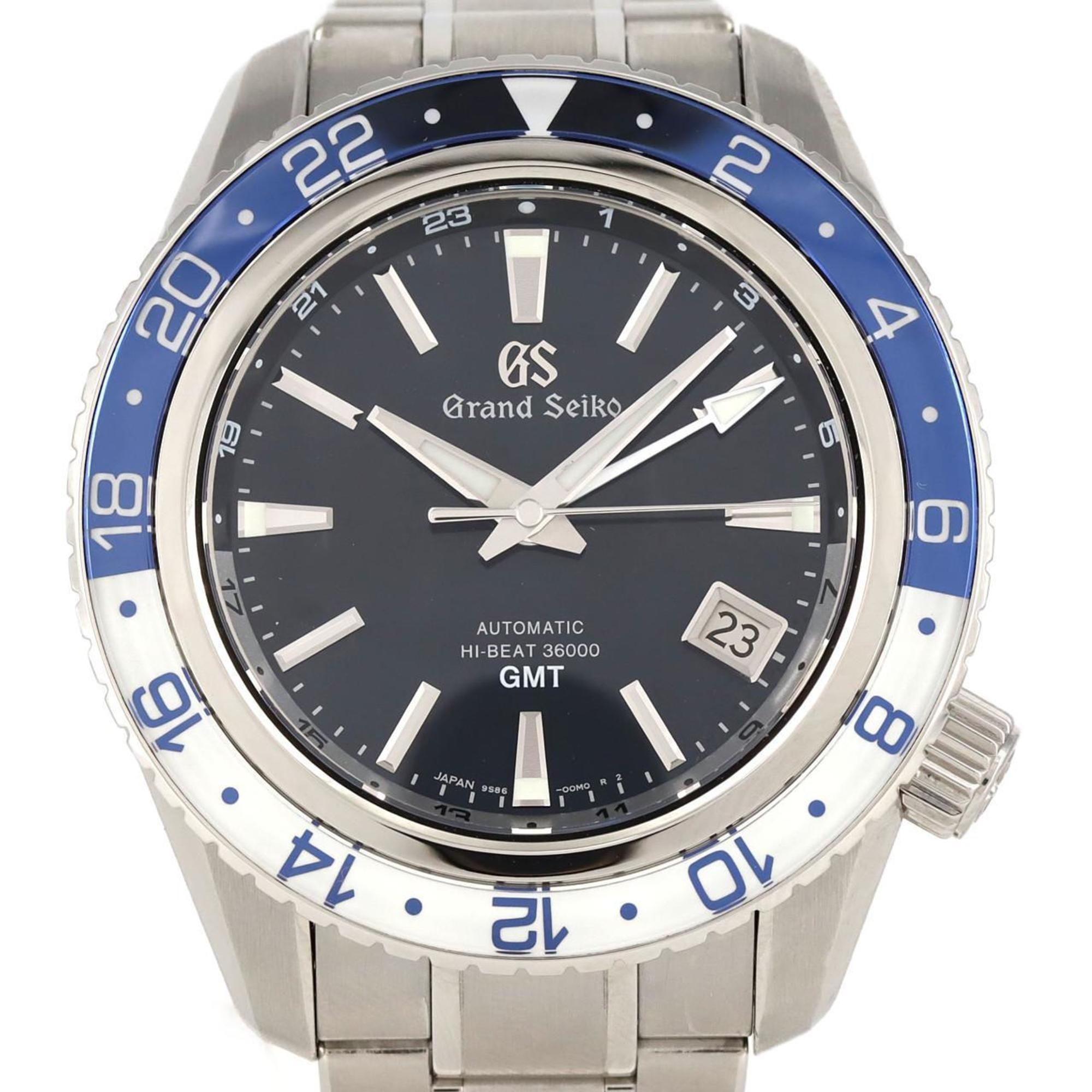 Seiko Grand Sports Collection Mechanical Hi-Beat 36000 9S86-00K0 SBGJ237 SS Wristwatch Automatic