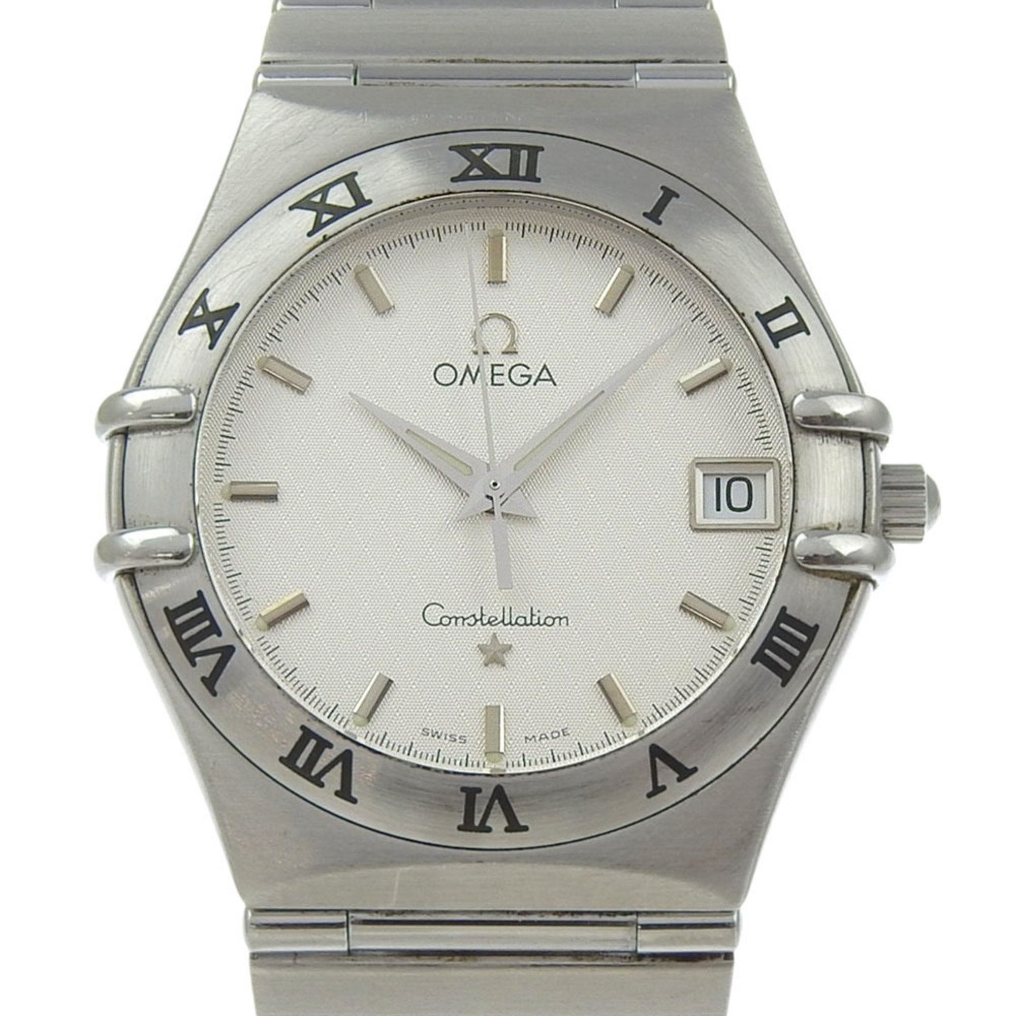 OMEGA Constellation Watch, Date, 1512.30, Stainless Steel, 1998, Quartz Movement, Analog Display, Wh