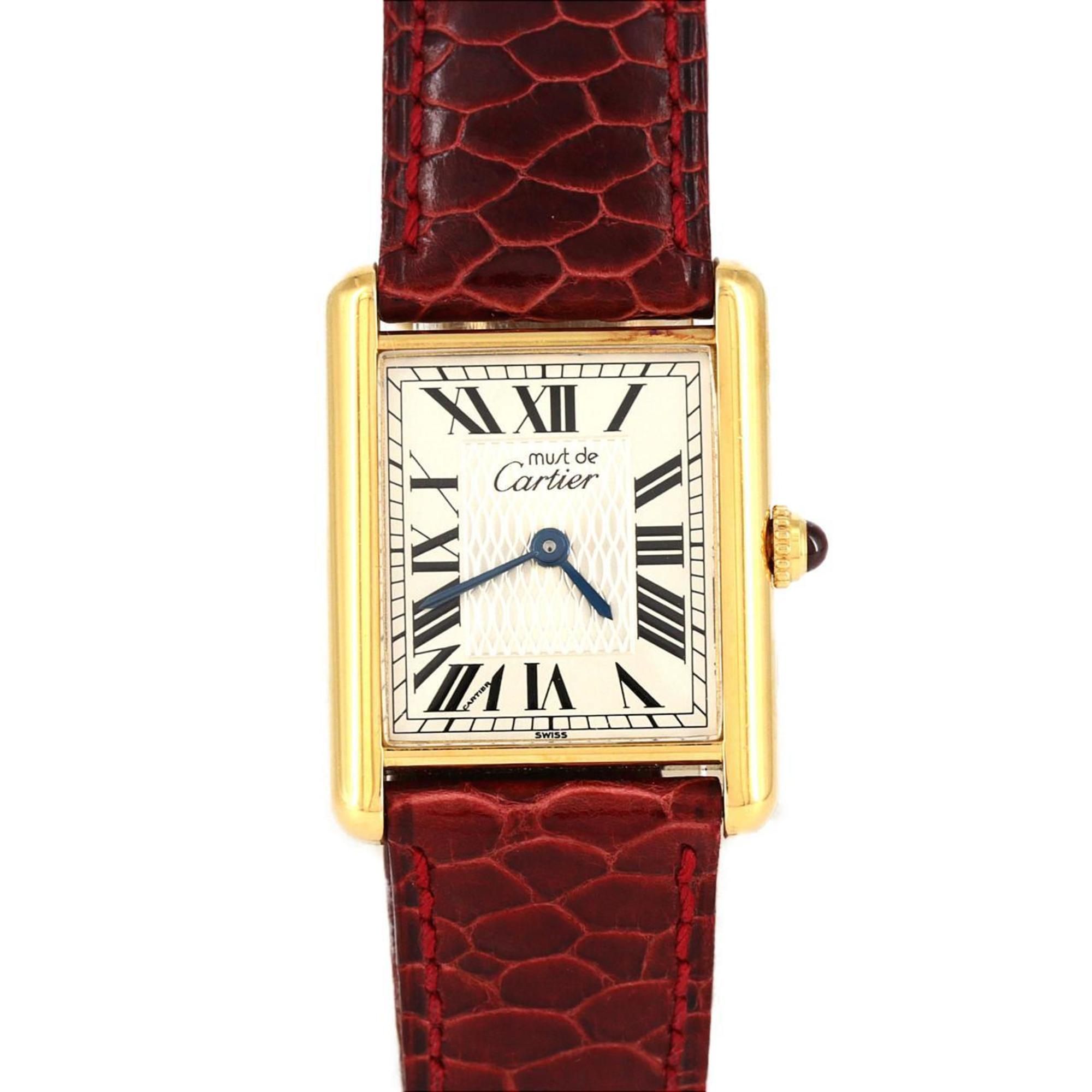 Cartier Must Tank GP 150th Anniversary Limited Edition W1010295 Quartz Watch