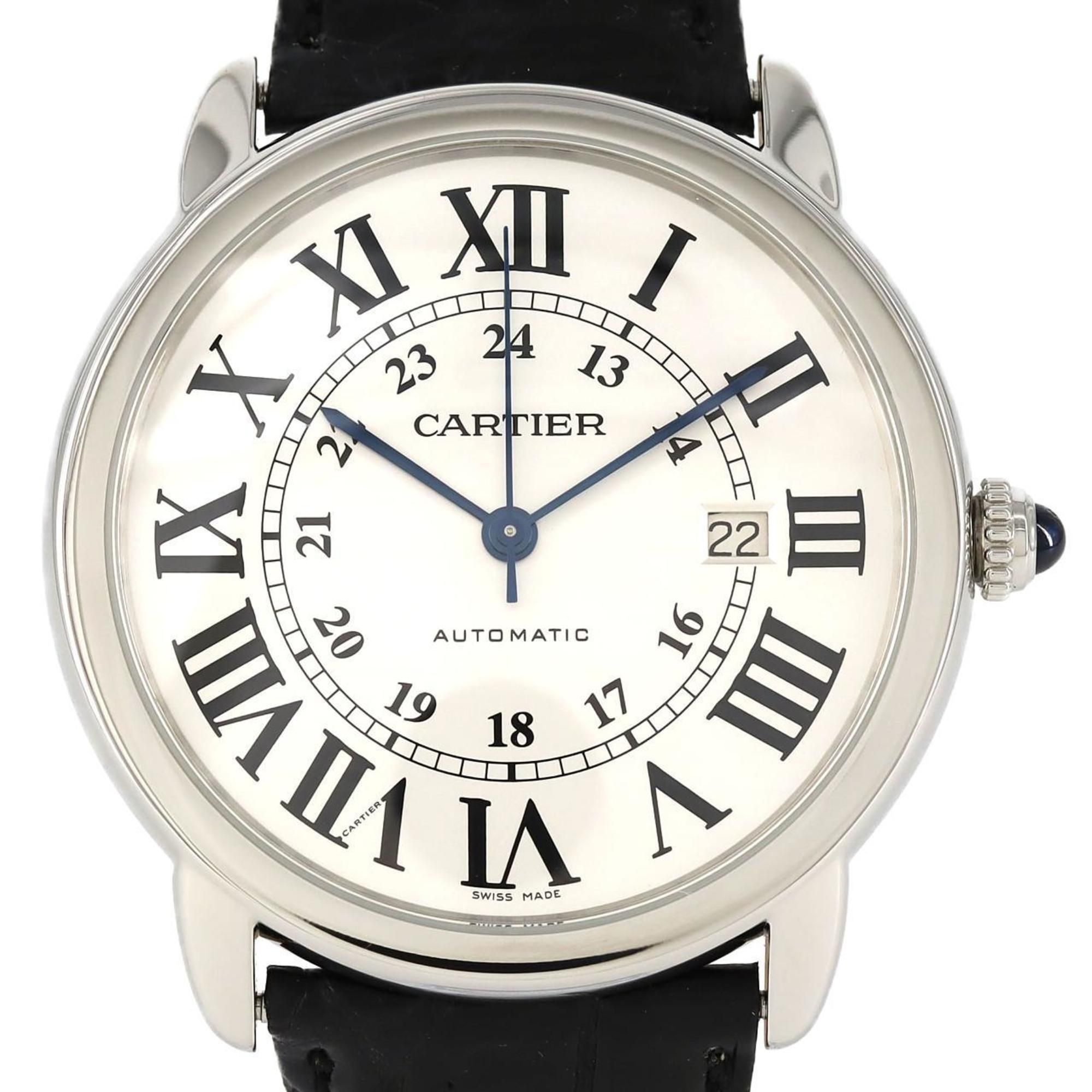 Cartier Rondo Solo XL W6701010 SS Automatic Watch