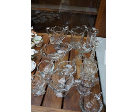 Collection of Possibly Chippendale Glassware 