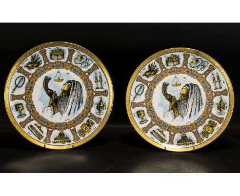 Goebel Traditions Plates (2)  Please see accompanying photographs.