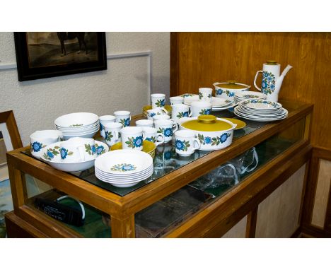 Studio By Meakin Topic Design Part Coffee And Dinner Service Produced in 1967, Designed By Alan Rogers To include coffee pot,