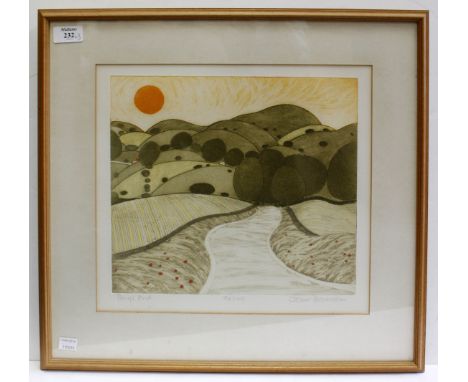 TWO JOHN BRUNSDON ARTIST PROOF SIGNED PRINTS, one titled 'Beachy Head', artists proof 5/10, signed in pencil; the other title