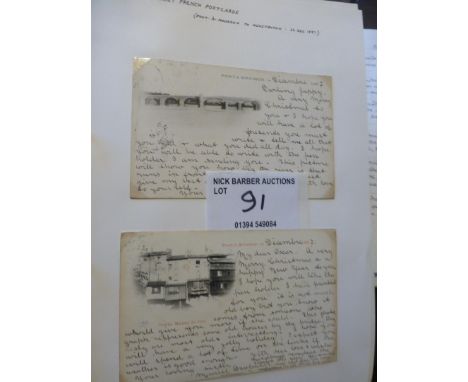 Postcards : Postcard History &amp; early cards many foreign - different style of cards nice album