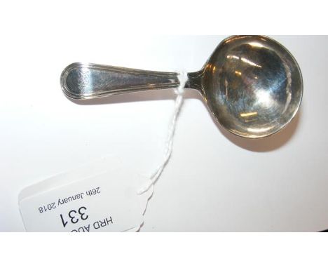 A Georgian silver caddy spoon - London 1825 - by Jonathan Hayne 