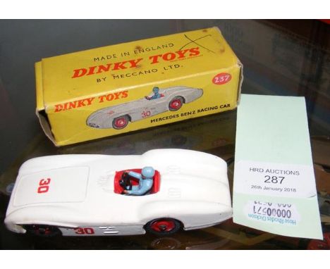 A boxed Dinky Toy No.237 - Mercedes Benz racing car 