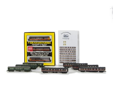 British N Gauge Multiple-Unit Stock by Graham Farish and The Engine Works: comprising Limited Edition 312/500 Class 101 3-car