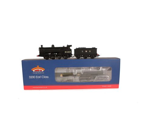 Bachmann 00 Gauge Steam Locomotives: LMS black locomotive ‘Super D’ Class G2 no 9449 (ref 31-476), G, unboxed, smokebox door 
