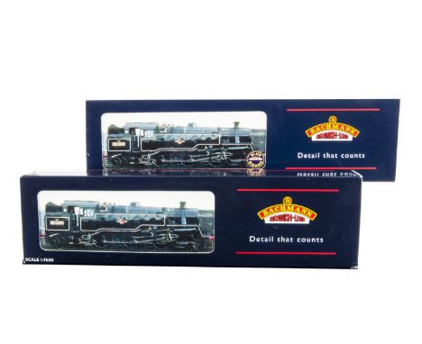 Bachmann 00 Gauge Steam Locomotives: BR Standard Class 4MT 2-6-4 tank locomotives 80059 and 80097, both in lined black livery