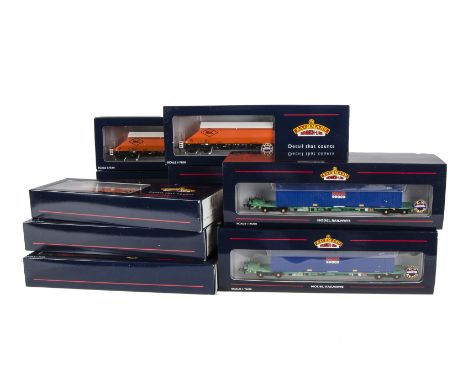 Bachmann 00 Gauge modern bogie Freight Stock: comprising six 90-tonne JGA hopper wagons in RMC orange livery ref 37-326A, tog