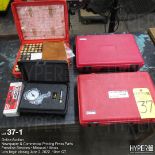 (Lot) three (3) sets of plug gages, pressure gage