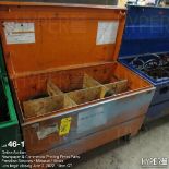 Job box with contents rigging straps