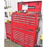US General rolling tooll chest with contents tools