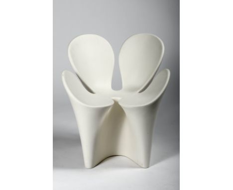 A «Clover» armchair (2005), polyethylene monoblock, Italian, signs of use, model by Ron Arad (born 1951), maker's mark of DRI