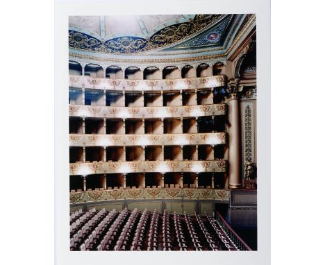 CANDIDA HÖFER - NASC. 1937, "Teatro Nacional de São Carlos Lisboa III", C-print, signed and numbered 78/100 on the back, Dim.