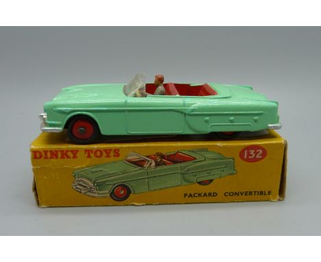 A Dinky Toys 132 Packard Convertible 