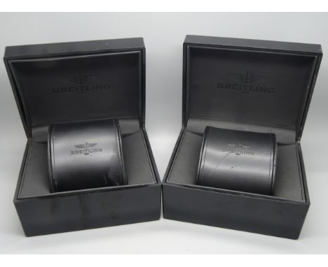 Two Breitling watch boxes 