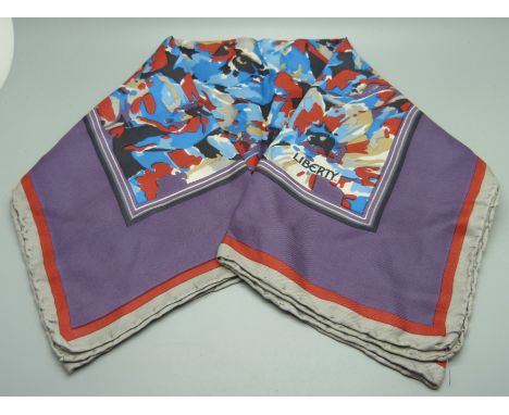 A Liberty pure silk scarf 