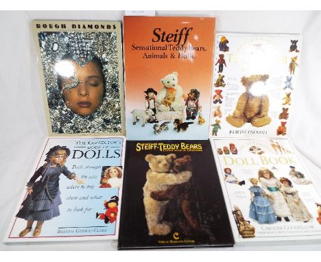 Teddy Bears - six good books comprising 'Steiff Teddy Bears Love for a Lifetime' by Jurgen and Marianne Cieslik, 'Steiff Sens