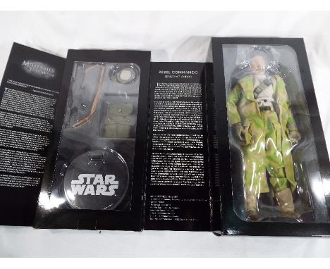 Sideshow Star Wars - a Sideshow Star Wars Militaries of Star Wars figure Exclusive by Sideshow Collectables entitled Rebel Co