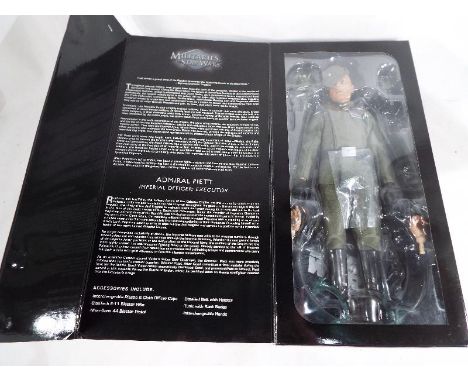 Sideshow Star Wars - a Sideshow Star Wars Militaries of Star Wars figure entitled Admiral Piett Imperial Officer, Executor 1: