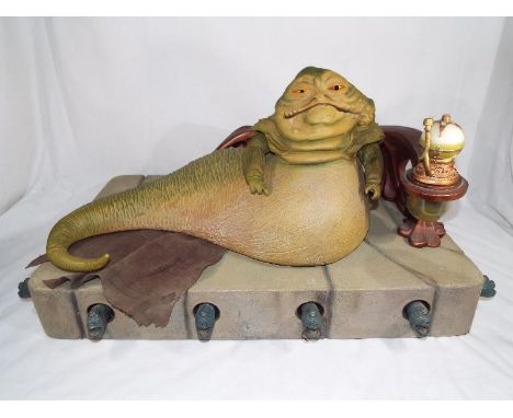 Sideshow Star Wars - a Sideshow Star Wars Scum & Villainy figure entitled Jabba the Hutt 1:6 scale figure, issued in a limite