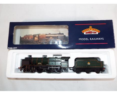 Model railways - a Bachmann OO gauge locomotive and tender, 4-6-0 parallel boiler Scot 'The Ranger' op no 46165, green BR liv