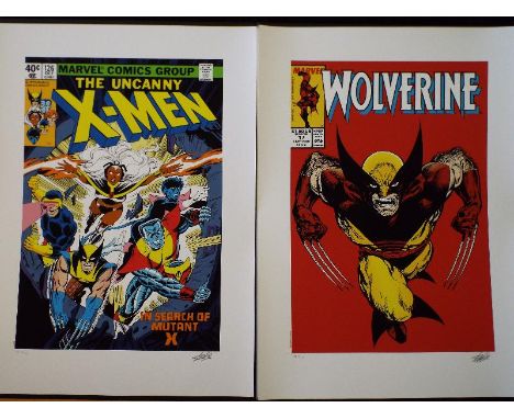 Marvel Superheroes - an extremely rare collection of Limited Edition Art of iconic Comic Book Covers, Artist's PROOF SET limi