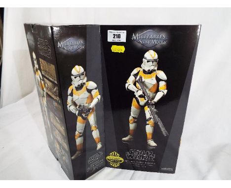 Sideshow Star Wars - a Sideshow Star Wars Militaries of Star Wars figure entitled Republic Clone Trooper 212th Attack Battali