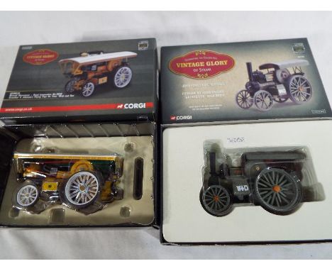 Corgi Vintage Glory, celebrating the Golden Age of Steam - two 1:50 scale die cast models, Fowler B6 Road Engine - 'Lafayette