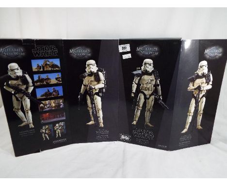 Sideshow Star Wars - a Sideshow Star Wars Militaries of Star Wars exclusive figure entitled Sand Trooper Corporal. Tatooine 1