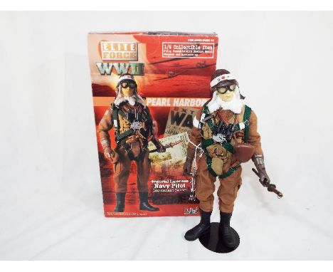 Action Figure by Blue Box Toys - a life action figure, Lieutenant Sakae, Imperial Japanese Navy Pilot, Pearl Harbor, 1:6 scal