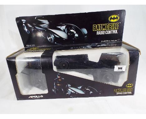 Batman - a Batmobile Radio Control, 1:24 scale by Apollo # 5001, mint in sealed packaging - Est 360 - £100