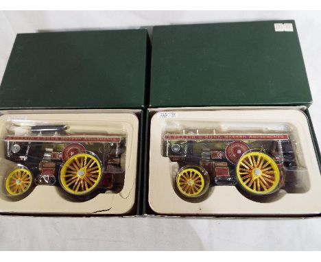 Two diecast 1:50 scale models, Fowler B6 Super Lion Showman's Engine, marked A Deakins & Sons, mint boxed - Est £40 - £50