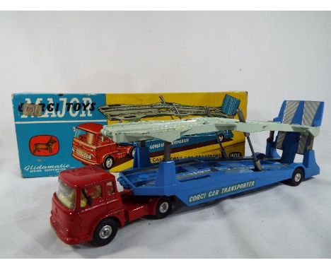 Corgi Major Carrimore Car Transporter with Bedford Tractor Unit # 1105 excellent in excellent original box - Est £50 - £70