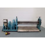 Edwards 6FT Powered Pyramid Sheet Metal Bending Rolls.
