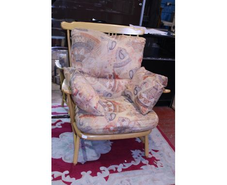 A Ercol armchair, shipping unavailable 