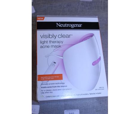 A boxed light therapy acne mask (untested) 