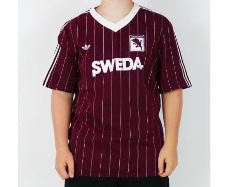 A Torino Football Club shirt 1984-85 season, bears the No. 9 to the back for Walter Schachner (Austrian international). Belie