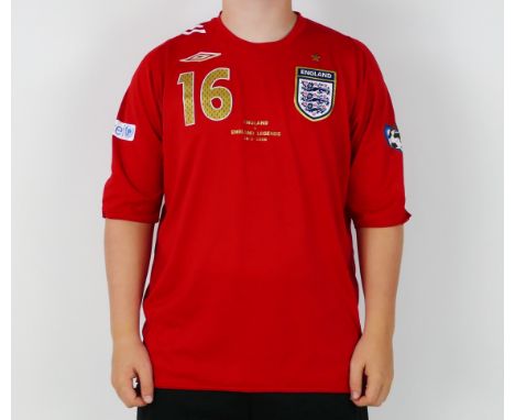 A Charity match shirt, England v. England Legends, played 23rd May 2006. Bears No. 16 to the back for Trevor Francis.*SOLD WI