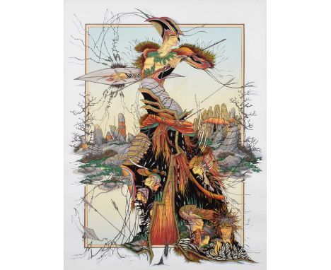 Graham Illingworth (British 1953-) "In Total Defiance" Signed and numbered 210/295 in pencil, with certificate of authenticat