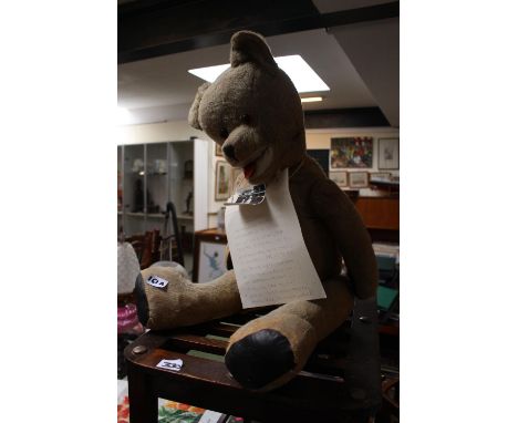 Vintage Mohair Teddy with documentation 