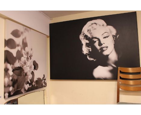 Large Poster print of Apple Blossom and a Print of Marilyn Monroe 