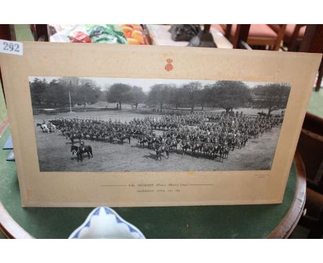 Unframed Photographic print of 11th Hussars Prince Alberts Own Aldershot April 1928 