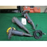 Lot of (3) Drillmaster 69474 7" Variable Speed Polisher/Sanders