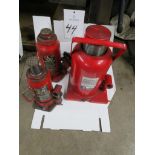 Lot of (3) Bottle Jacks